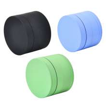 Wholesale 63mm 2.5" matte herb grinder weed grinder 4 parts classic style herb crusher custom logo smoking accessories